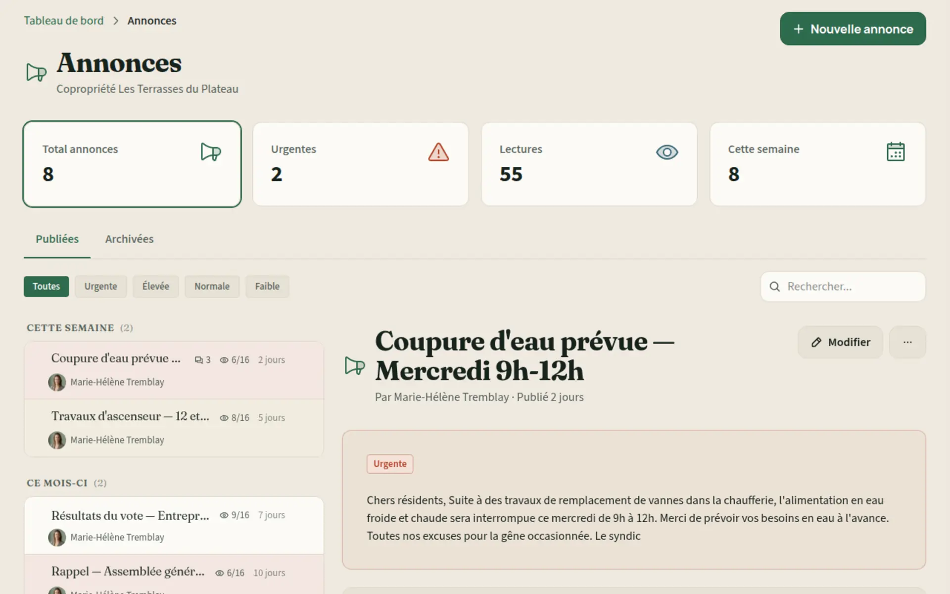 Module d'annonces Kohabit