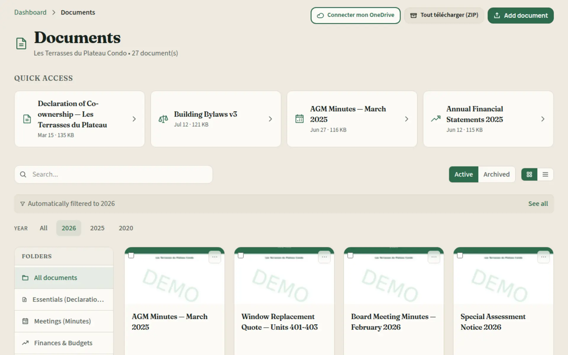 Kohabit document manager