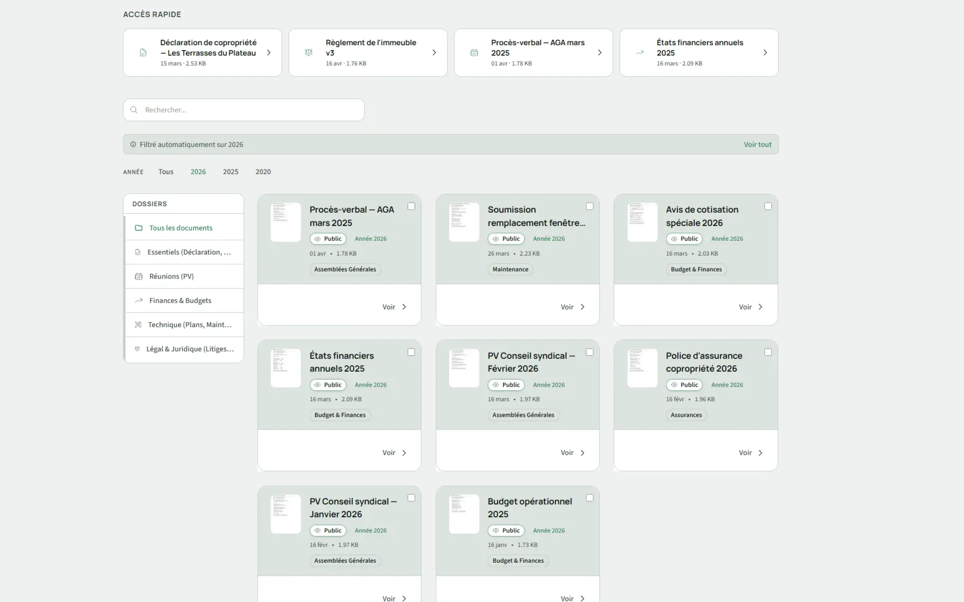 Gestionnaire de documents Kohabit